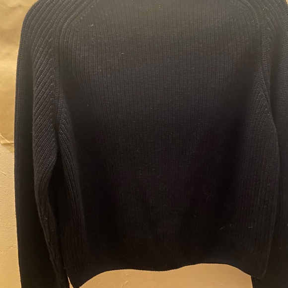 Sezane cardigan navy blue - Picture 3 of 4